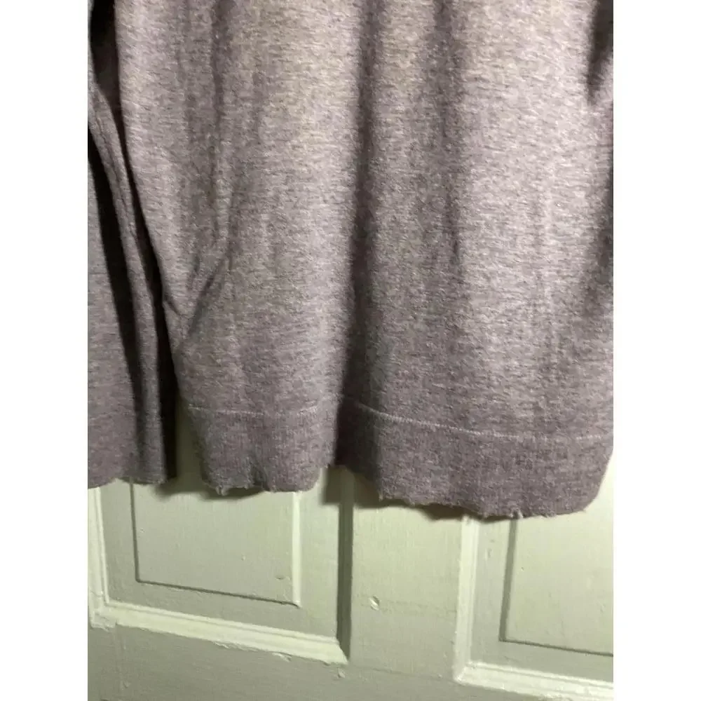 Zadig & Voltaire Women's Gray Angel Wing Cashmere V-Neck Sweater Medium - Picture 12 of 12